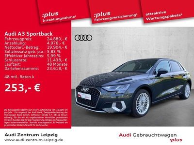 Manhattangrau metallic Gebraucht 2022 Audi A3 Sportback e-tron Ambiente Kleinwagen | 24.880 € (Guter Preis)