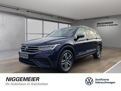Blau Gebraucht 2022 VW Tiguan Allspace Life SUV | 31.890 € (Etwas zu teuer)