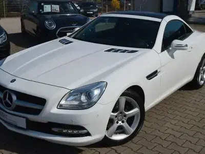 Usata Mercedes SLK200 184 CV (135 kW) 2015 Bianco Cabrio