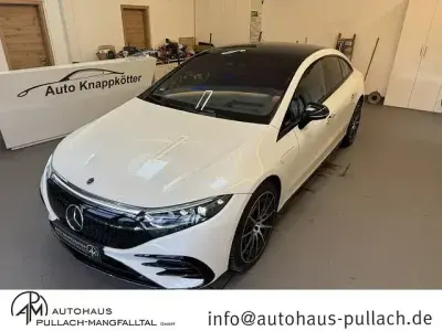 Gebraucht Mercedes EQS450+ AMG line 244 kW (333 PS) 2021 Weiß Limousine