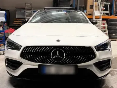 Gebraucht Mercedes CLA220 AMG line 194 PS (142 kW) 2019 Weiß Limousine