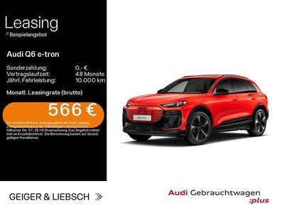 Gebraucht Audi Q6 e-tron S-Line 225 kW (306 PS) 2025 Soneirarot metallic SUV