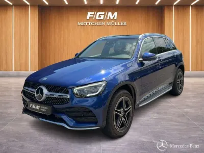 Gebraucht Mercedes GLC300de AMG line 194 PS (142 kW) 2021 Brillantblau SUV