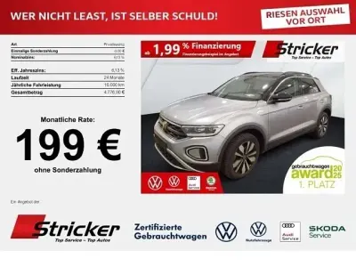Gebraucht VW T-Roc Goal 150 PS (110 kW) 2025 Pyritsilber metallic (metallic) SUV