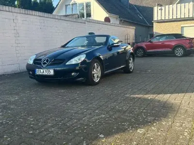 Gebraucht Mercedes SLK200 163 PS (119 kW) 2004 Blau Cabrio