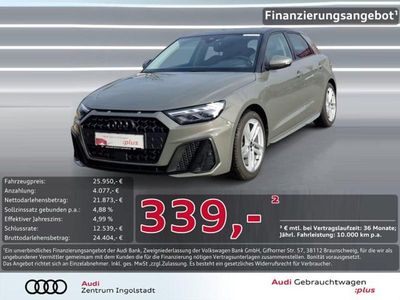 Gebraucht Audi A1 Sportback S-Line 150 PS (110 kW) 2023 Chronosgrau metallic Kleinwagen