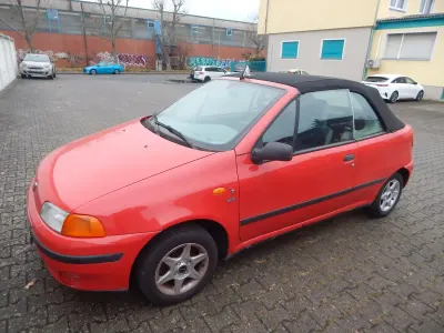 Gebraucht Fiat Punto Cabriolet S 58 PS (42 kW) 1995 Rot Cabrio