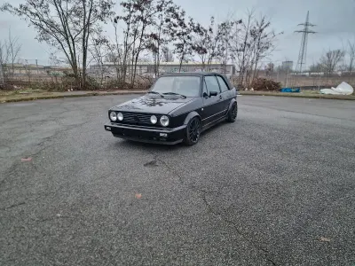 Gebraucht VW Golf Cabriolet 1993 Schwarz Cabrio