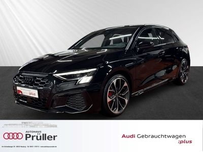 Mythosschwarz metallic (schwarz) Gebraucht 2024 Audi S3 Sport Limousine | 45.400 € (Etwas zu teuer)