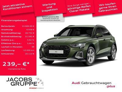 Used Audi A3 Performance 150 HP (110 kW) 2025 Green Sedan