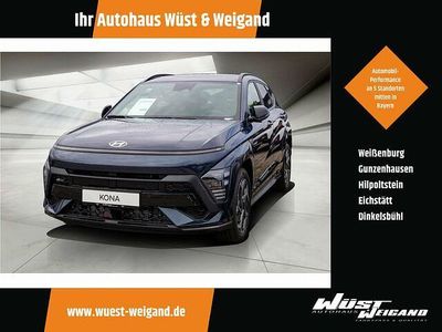 Gebraucht Hyundai Kona N Line 120 PS (88 kW) 2024 Blau SUV