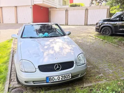Gebraucht Mercedes SLK200 136 PS (100 kW) 1998 Silber Cabrio