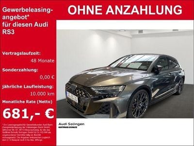 Usata Audi RS3 Ambiente 400 CV (294 kW) 2025 Grigio Berlina