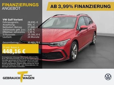 Rot Gebraucht 2024 VW Golf VIII R-line Kombi | 28.250 € (Guter Preis)