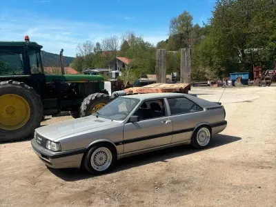 Gebraucht Audi Coupé 90 PS (66 kW) 1987 Silber Coupé