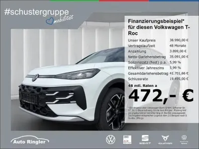 Neu VW T-Roc Style 116 PS (85 kW) 2026 Pure white (weiss) SUV