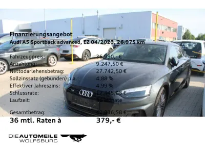 Gebraucht Audi A5 Sportback Advanced 204 PS (150 kW) 2023 Grau Kleinwagen