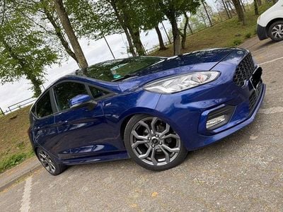 Begagnad Ford Fiesta ST-Line 101 HK (74 kW) 2018 Blå Halvkombi