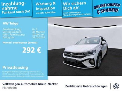 Gebraucht VW Taigo R-line 150 PS (110 kW) 2022 Weiß SUV