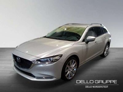 gebraucht Mazda 6 Exclusive-Line Leder HUD Navi Soundsystem 360 Kamera Klimasitze LED Blendfreies Fernl.