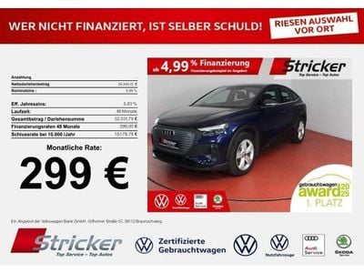 Gebraucht Audi e-tron 150 kW (204 PS) 2023 Navarrablau metallic (metallic) SUV