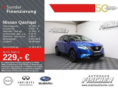 Gebraucht Nissan Qashqai Tekna 140 PS (102 kW) 2022 Blau SUV
