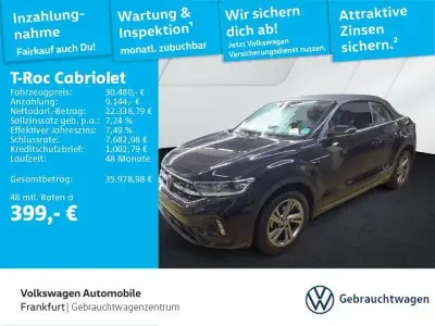 Second-hand VW T-Roc Cabriolet IQ Drive 150 CP (110 kW) 2025 Negru Cabrio