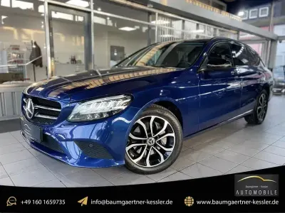 Brugt Mercedes C300 Night 245 HK (180 kW) 2020 Blå Stationcar