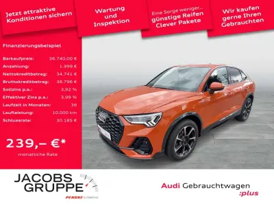 Gebraucht Audi Q3 Sportback S-Line 150 PS (110 kW) 2025 Orange SUV