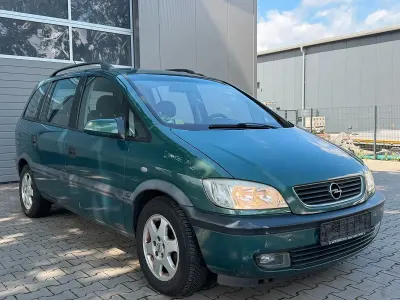 Gebraucht Opel Zafira Elegance 101 PS (74 kW) 2002 Grün Van / Kleinbus