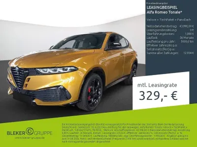 Neu Alfa Romeo Tonale Veloce 174 PS (127 kW) 2026 Giallo orca/dach schw SUV
