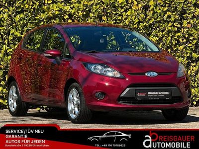 Usata Ford Fiesta Trend 82 CV (60 kW) 2009 Rosso Utilitaria