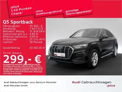 Usata Audi Q5 Sportback Performance 204 CV (150 kW) 2023 Nero SUV
