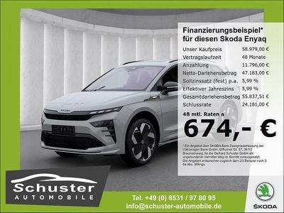 Neu Skoda Enyaq iV RS 250 kW (340 PS) 2025 Steelgrau SUV