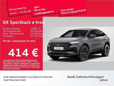 Grau Gebraucht 2025 Audi Q4 Sportback e-tron Advanced SUV | 47.251 € (Fairer Preis)