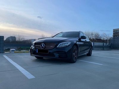 gebraucht Mercedes C400 C-KlasseAMG / V6 BiTurbo /Night/PANO/AHK/Garantie