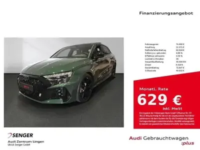 Brugt Audi RS3 Sportback Ambiente 400 HK (294 kW) 2025 Grøn Hatchback