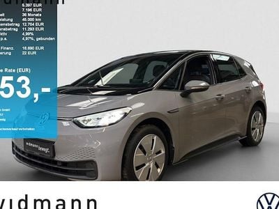 Gebraucht VW ID.3 Pure 110 kW (150 PS) 2021 Mondsteingrau schwarz Kleinwagen