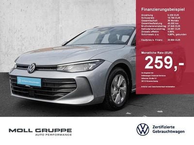 Gebraucht VW Passat Basis 150 PS (110 kW) 2025 Oyster silver metallic Kombi