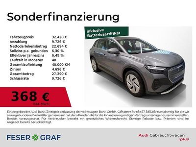 Gebraucht Audi Q4 e-tron Advanced 150 kW (204 PS) 2023 Taifungrau metallic SUV
