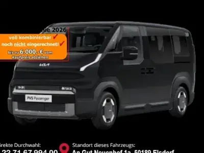 Neu Kia PV5 119 kW (163 PS) 2026 Schwarz Van / Kleinbus