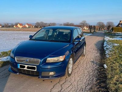 Gebraucht Volvo V50 2005 Blau Kombi