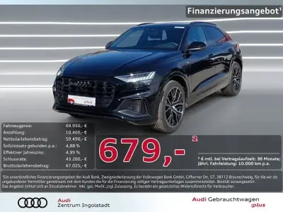 Gebraucht Audi Q8 S-Line 340 PS (250 kW) 2023 Mythosschwarz metallic SUV