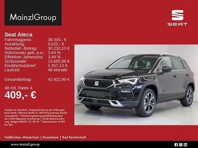 Neu Seat Ateca Xperience 150 PS (110 kW) 2025 Schwarz SUV