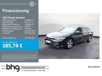 Gebraucht VW Passat Business 150 PS (110 kW) 2025 Schwarz Kombi