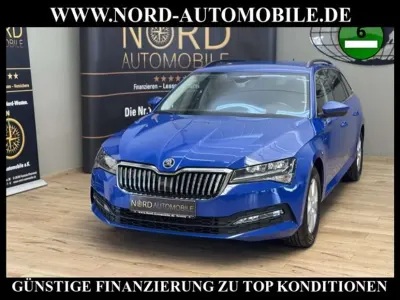 Usata Skoda Superb Ambition 150 CV (110 kW) 2022 Blu Station wagon