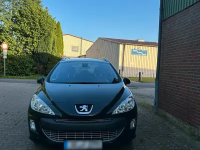 Gebraucht Peugeot 308 SW 120 PS (88 kW) 2009 Schwarz Kombi