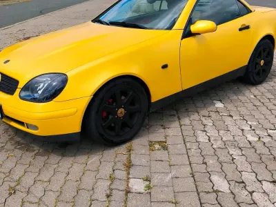 Gebraucht Mercedes SLK230 193 PS (141 kW) 1999 Gelb Cabrio