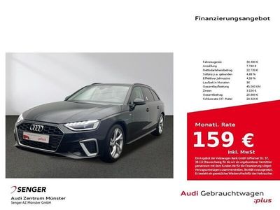 Mythosschwarz metallic Gebraucht 2022 Audi A4 S-Line Kombi | 32.880 € (Fairer Preis)