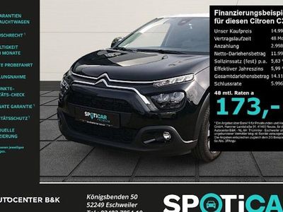 Gebraucht Citroën C3 PureTech 83 PS (61 kW) 2024 Schwarz Limousine